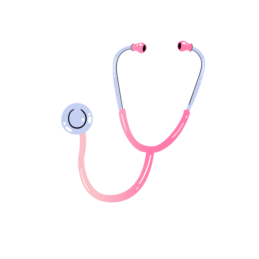 illustration of a stethoscope - used by patient guard to discuss medical device clinical evaluation.