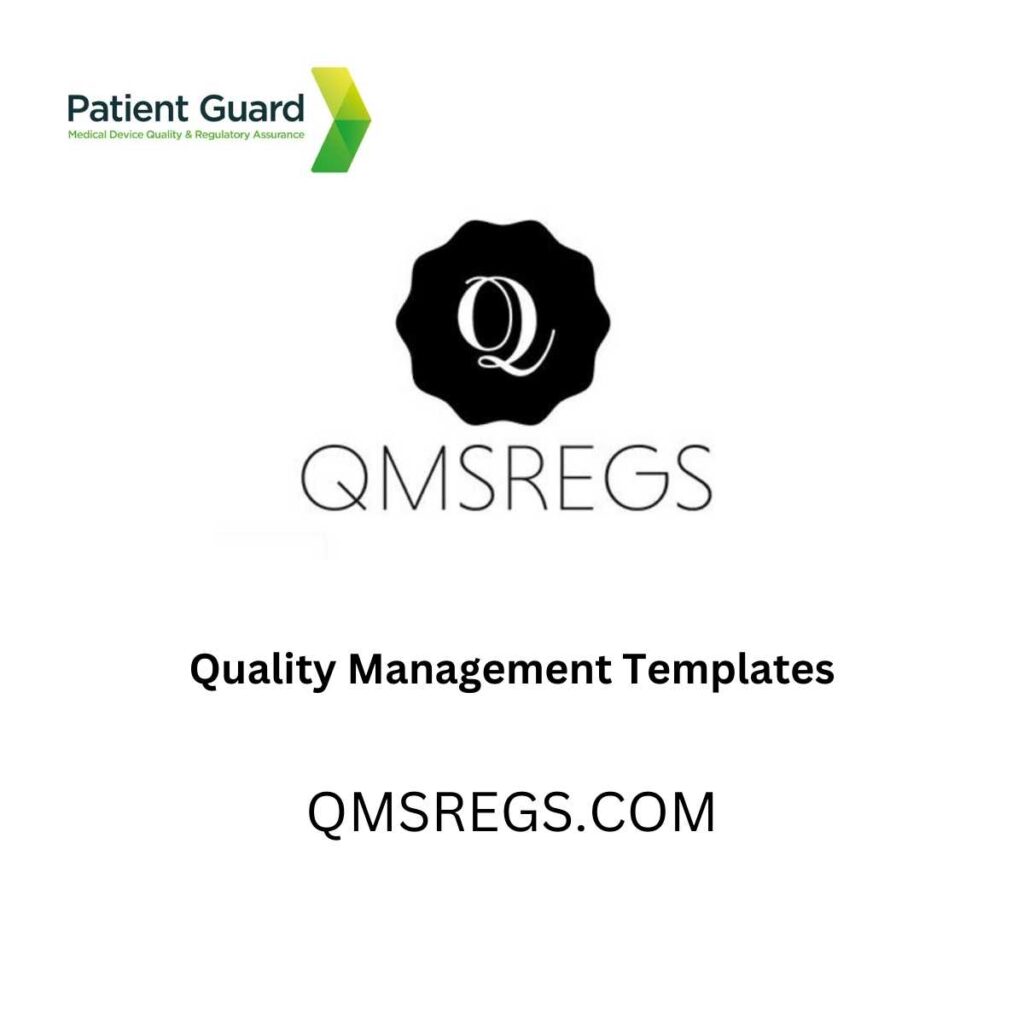 QMSREGS.com Medical Device Quality Assurance Templates, ISO 13485