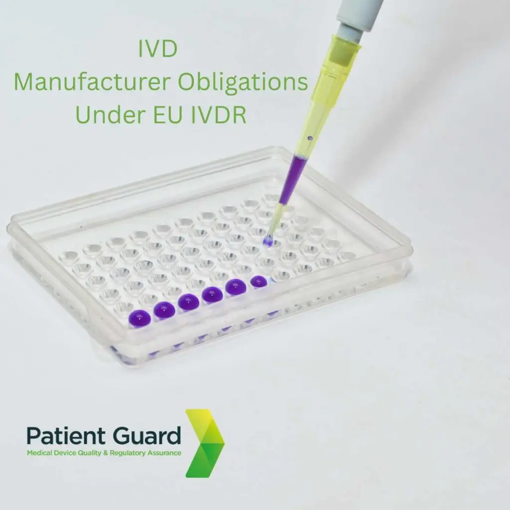 Manufacturer obligations under Article 10 of EU IVDR