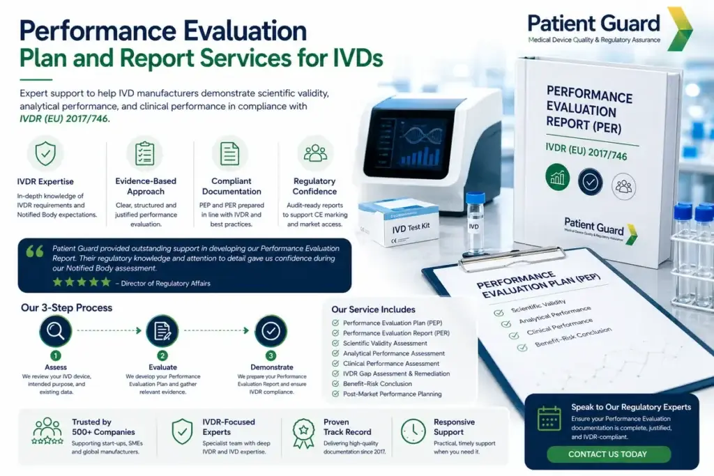 IVD performance evaluation plan