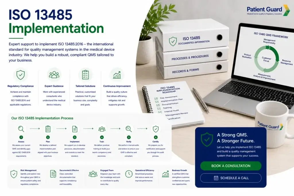 ISO 13485 Implementation and consultancy