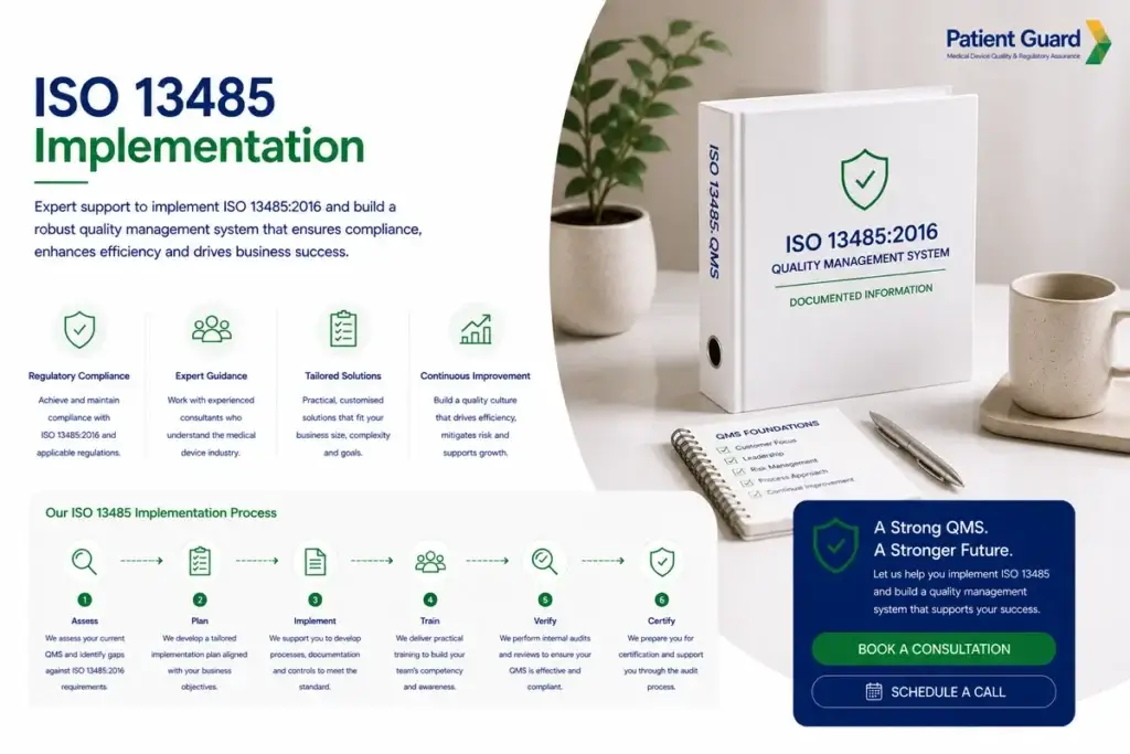 ISO 13485 Implementation and consultancy